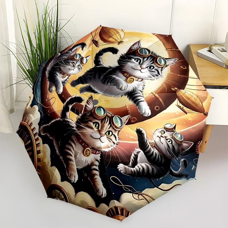 1pc Cats Automatic Opening/Closing Umbrella with Operation & Windproof Canopy - Folding Design, Holiday Gift yy260225123
1pc Cats Automatic Opening/Closing Umbrella with Operation & Windproof Canopy - Folding Design, Holiday Gift yy260225123