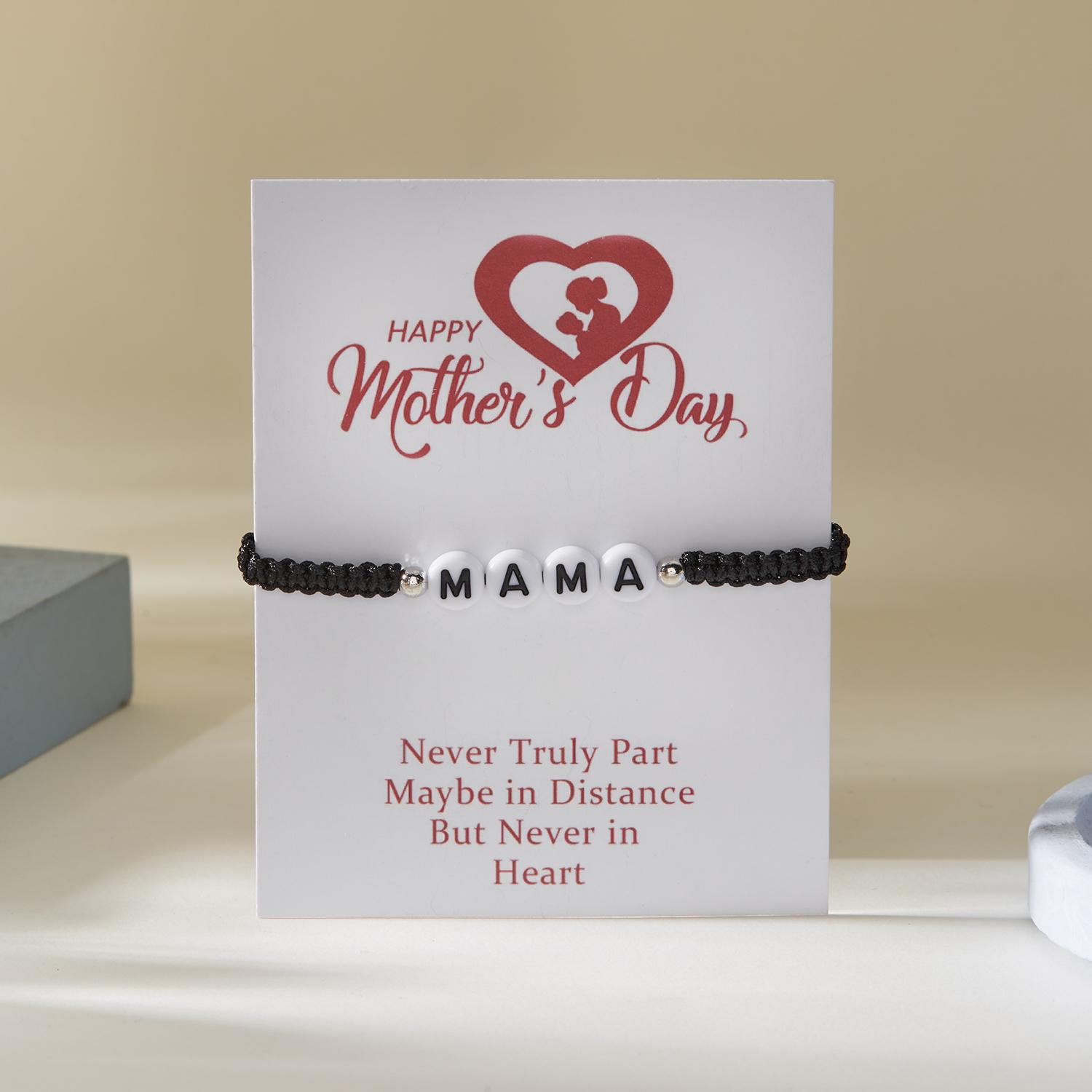 Handmade Knots Red String Mama Letters Bracelet for Women Handwoven Adjustable Braided Rope Bracelet Jewelry Mother s Day Gift
Handmade Knots Red String Mama Letters Bracelet for Women Handwoven Adjustable Braided Rope Bracelet Jewelry Mother s Day Gift