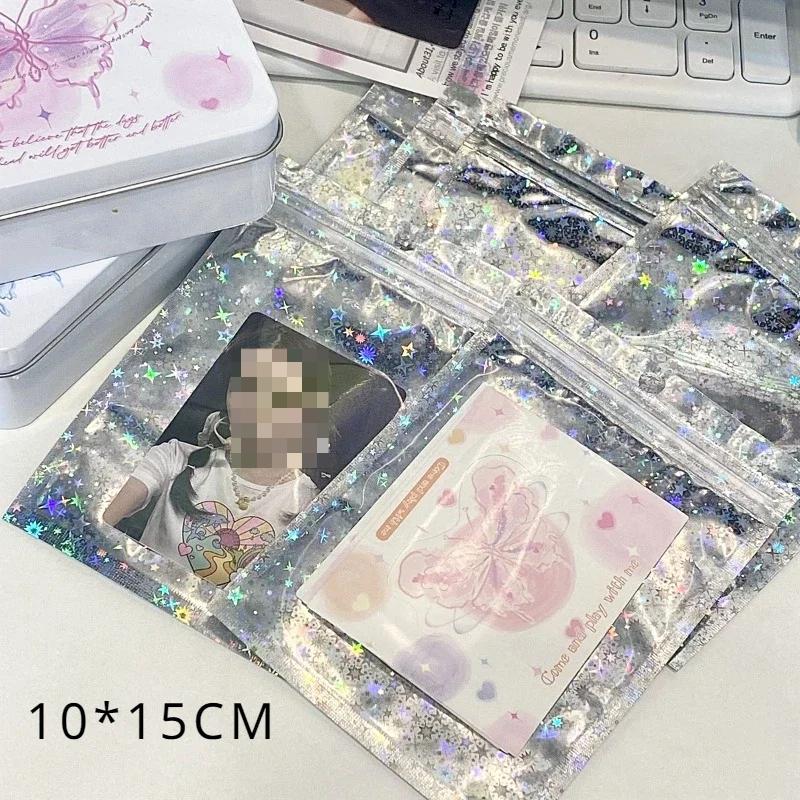 10 шт. блестящая звезда лазерная сумка-молния Kpop 3 дюйма фотокарточка DIY упаковочный материал кавайная девушка подарок ювелирные изделия сумка для хранения
10 шт. блестящая звезда лазерная сумка-молния Kpop 3 дюйма фотокарточка DIY упаковочный материал кавайная девушка подарок ювелирные изделия сумка для хранения