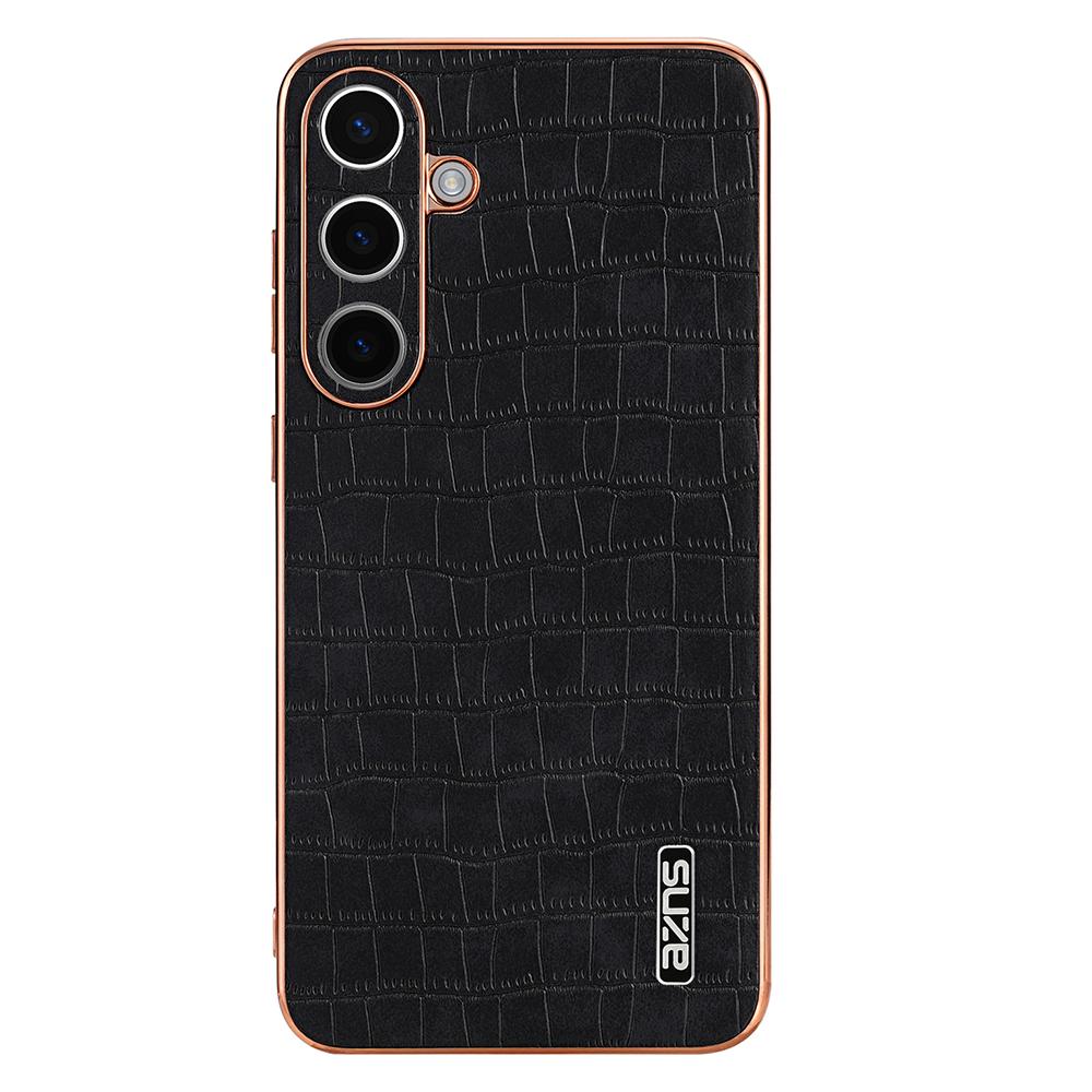 For Samsung Galaxy S25+ Case Electroplating Crocodile Texture PU+TPU Phone Cover White
For Samsung Galaxy S25+ Case Electroplating Crocodile Texture PU+TPU Phone Cover White