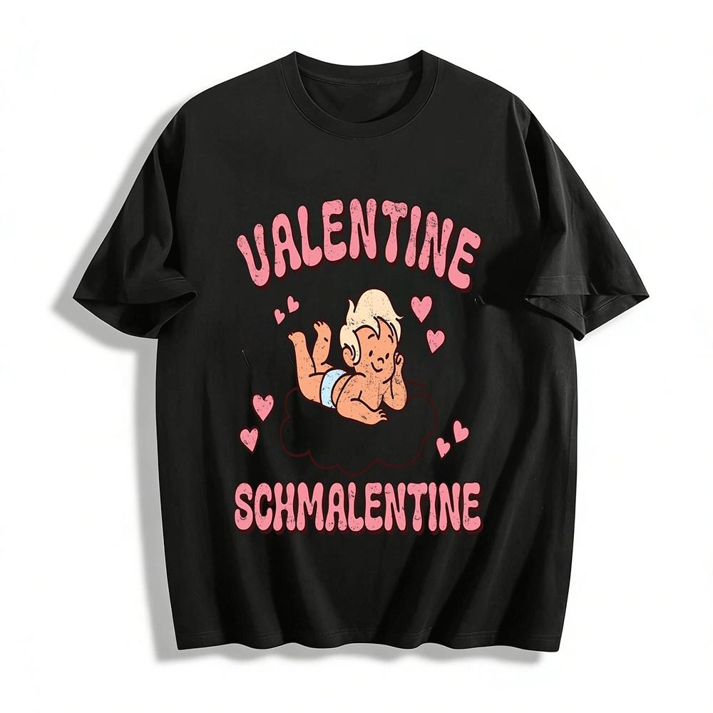 Valentine Schmalentine Cute Cupid Cloud Graphic Tee Pure cotton T-shirt XXS
Valentine Schmalentine Cute Cupid Cloud Graphic Tee Pure cotton T-shirt XXS