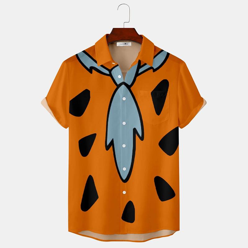 Мужские летние гавайские пляжные рубашки с короткими рукавами и мультяшным принтом
Мужские летние гавайские пляжные рубашки с короткими рукавами и мультяшным принтом