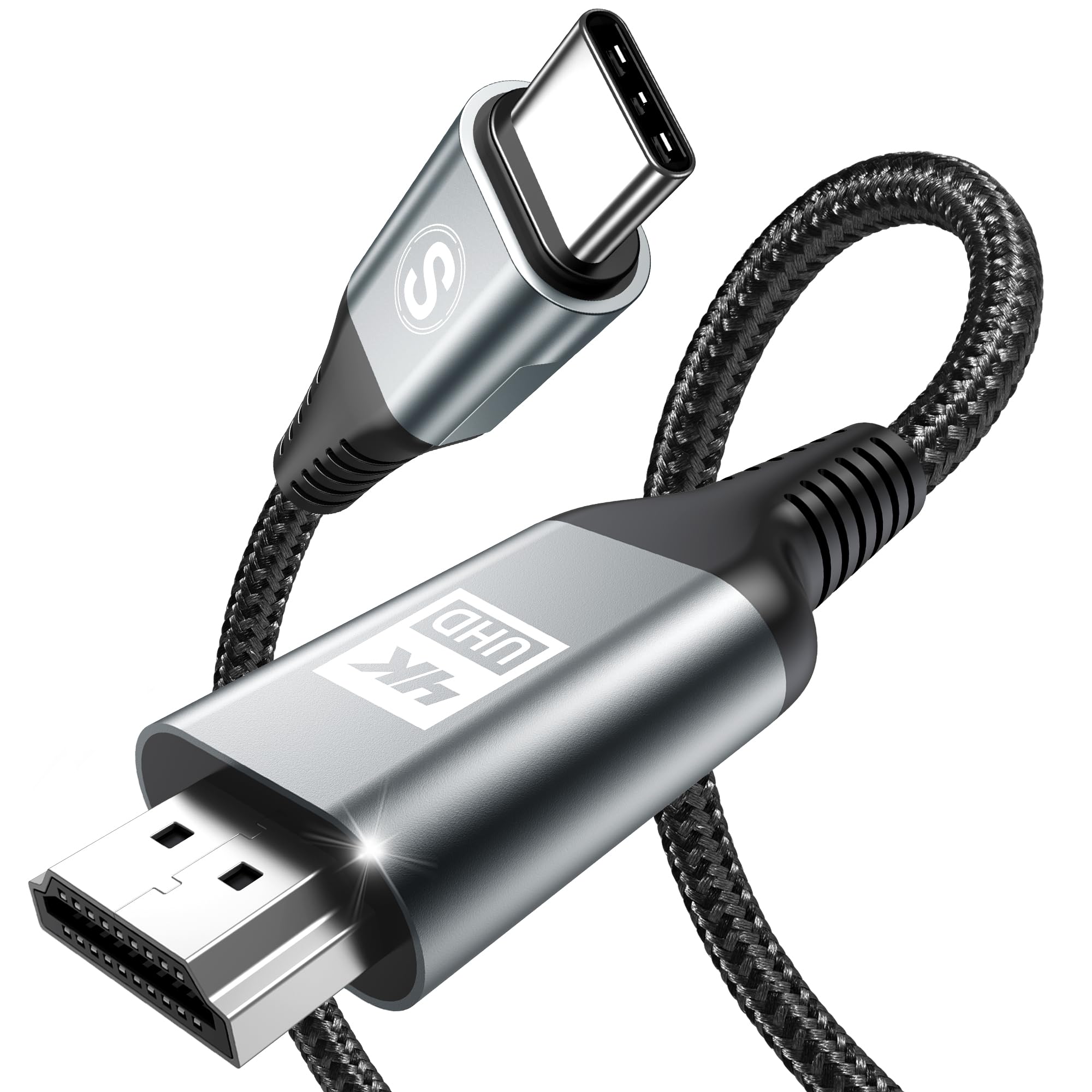 Кабель USB Type C HDMI Перехідник UHD Відео Тип C до кабелю HDMI Thunderbolt Сумісний із Pro Max Galaxy Робота з дому Конференц-телевізійний проектор 0,5 м сірий колір
Кабель USB Type C HDMI Перехідник UHD Відео Тип C до кабелю HDMI Thunderbolt Сумісний із Pro Max Galaxy Робота з дому Конференц-телевізійний проектор 0,5 м сірий колір