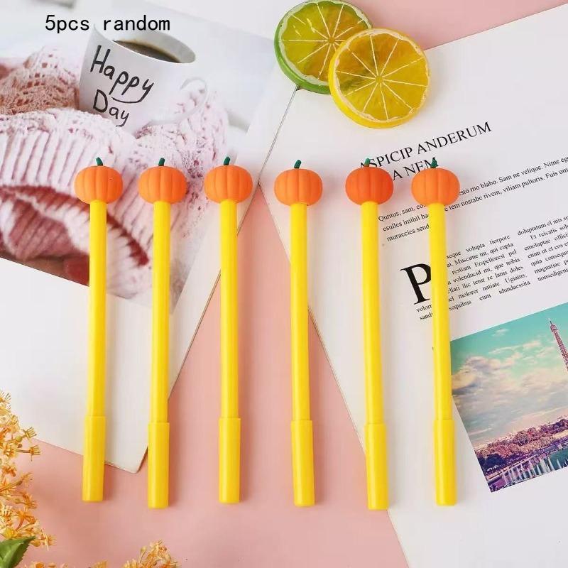 Kawai Silicone Head Pumpkin Neutral Cute Shape Signature Pen for Primary and Secondary Office School Supplies Students Gift Pen
Kawai Silicone Head Pumpkin Neutral Cute Shape Signature Pen for Primary and Secondary Office School Supplies Students Gift Pen