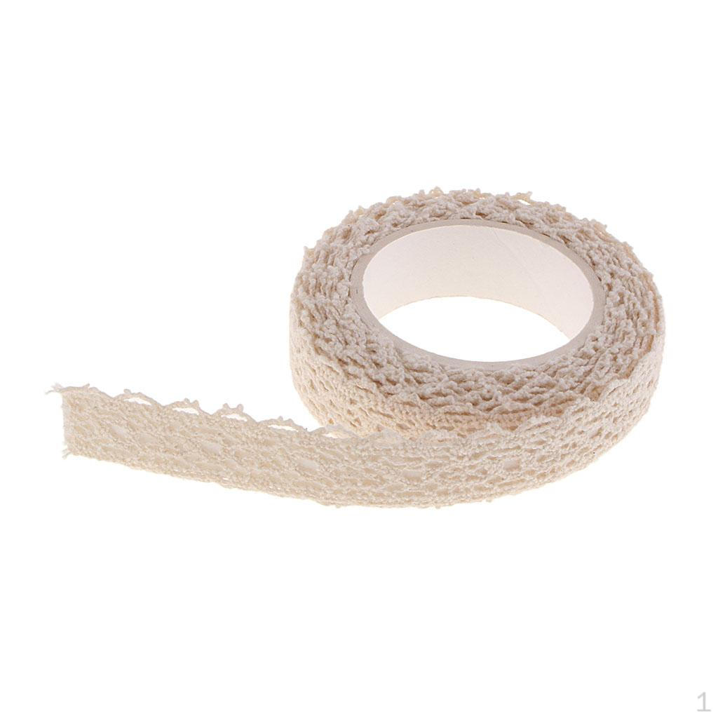 2 Yards Lace Sticky Paper Washi Tape Sticker - beige beige
2 Yards Lace Sticky Paper Washi Tape Sticker - beige beige