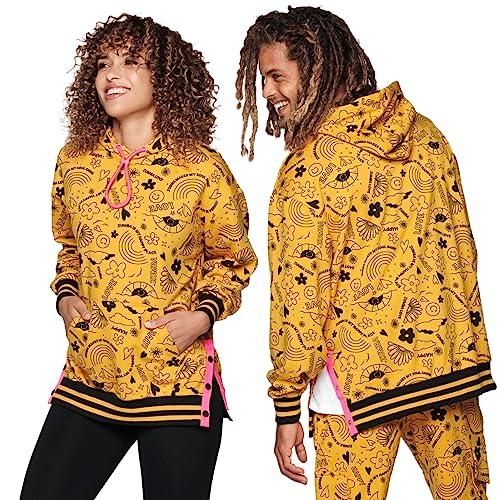 ZUMBA WEAR Unisex Hooded Parka with Print Pattern, Size L, Yellow (Z1B000309)
ZUMBA WEAR Unisex Hooded Parka with Print Pattern, Size L, Yellow (Z1B000309)