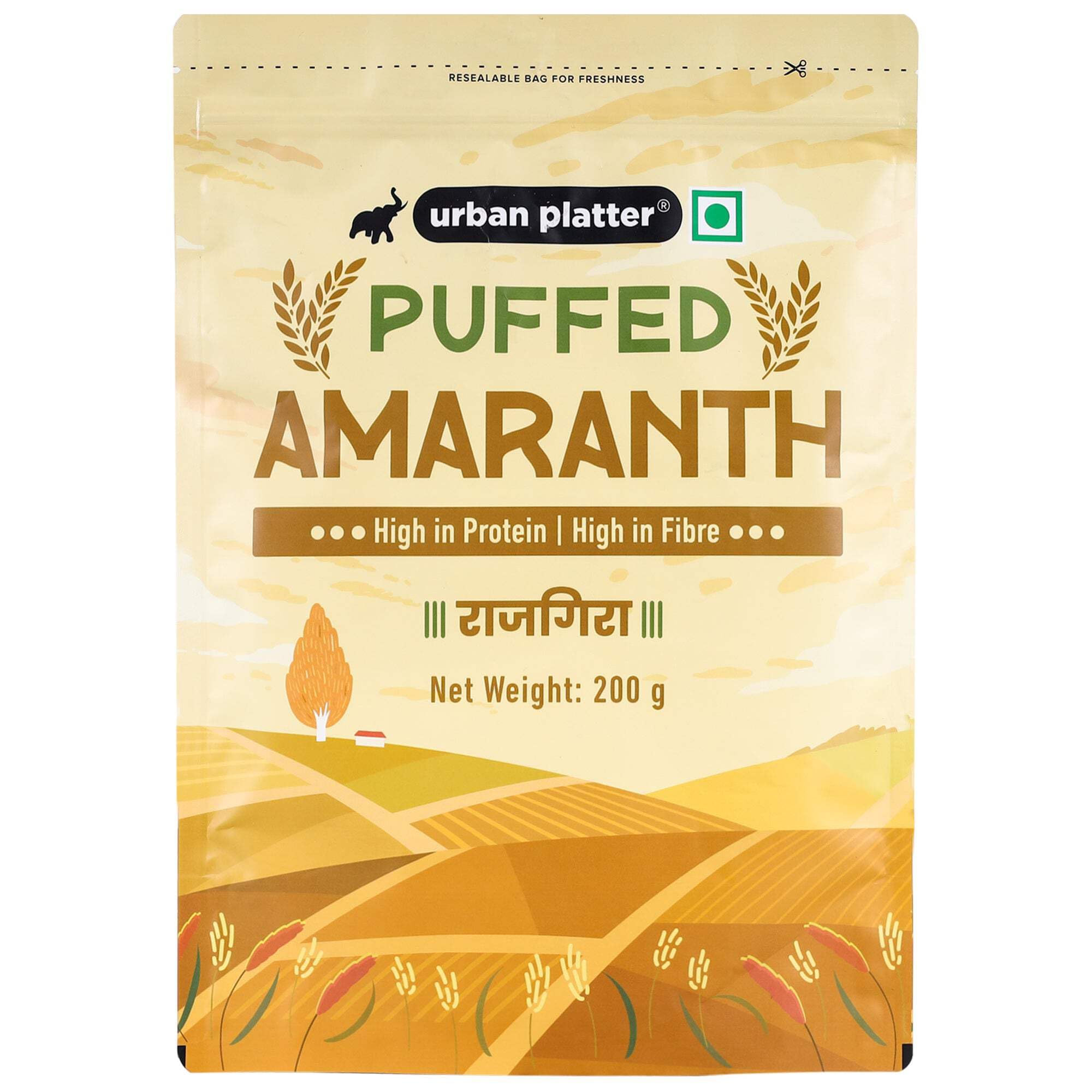 Urban Platter Puffed Amaranth, 200g (Rajgira | High in Protein & Fibre | Healthy Puffed Snack | Gluten-Free)
Urban Platter Puffed Amaranth, 200g (Rajgira | High in Protein & Fibre | Healthy Puffed Snack | Gluten-Free)