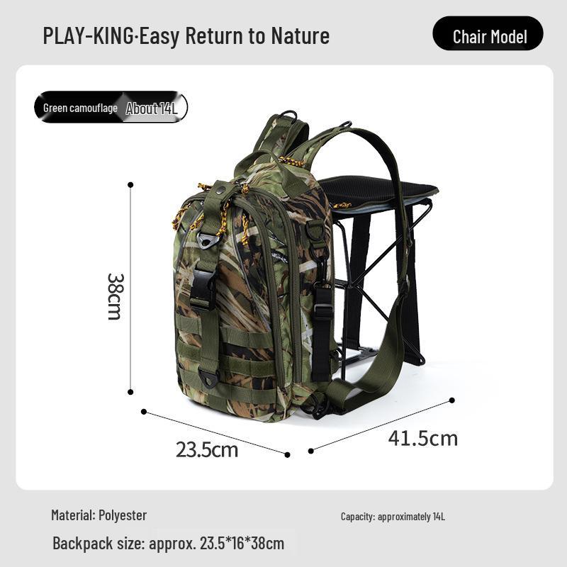 Camouflage Tactical Backpack - Water Repellent, Double Shoulder Bag for Outdoor Activities, Fishing, Camping, Military Fans.
Camouflage Tactical Backpack - Water Repellent, Double Shoulder Bag for Outdoor Activities, Fishing, Camping, Military Fans.