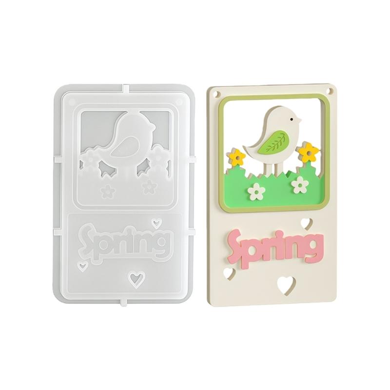 Food Grade Pendant Molds Bird Pattern Silicone Construction Hanging Pendant Molds for Creation Baking and Art Crafts
Food Grade Pendant Molds Bird Pattern Silicone Construction Hanging Pendant Molds for Creation Baking and Art Crafts