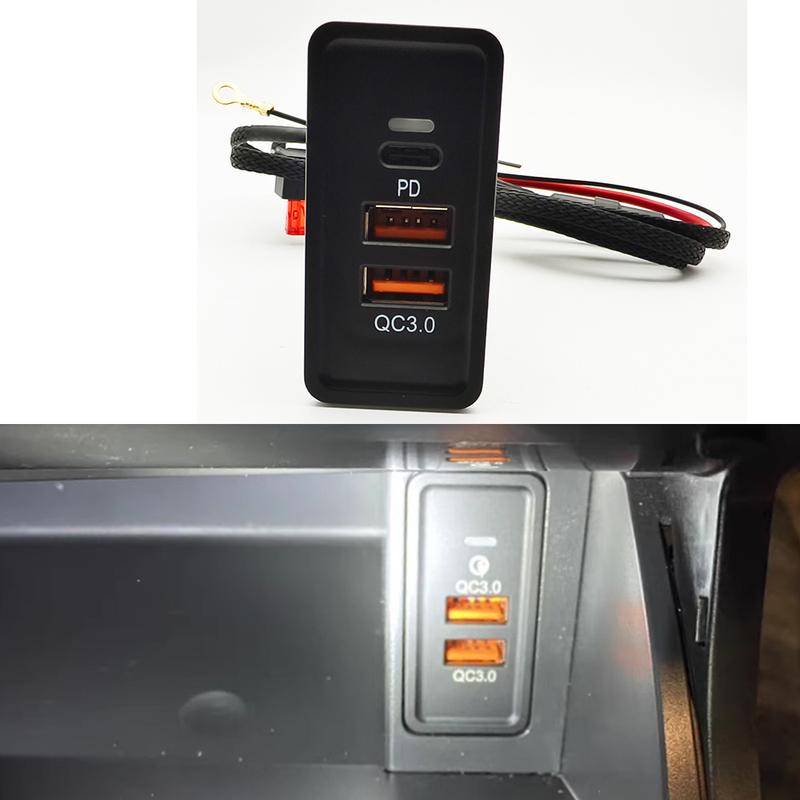 Car Dual USB Charger QC3.0 Fast Charger Adapter Car Phone Charger with LED Light for VW Golf 7 Car Accessories
Car Dual USB Charger QC3.0 Fast Charger Adapter Car Phone Charger with LED Light for VW Golf 7 Car Accessories