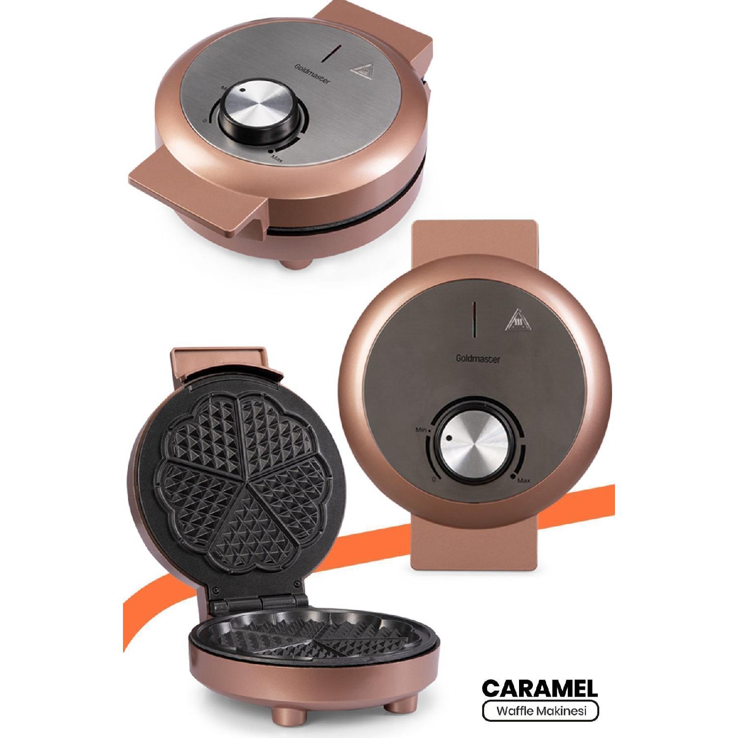 Caramel 1000w Overheating Resistant Waffle Maker With Deep Plate To Prevent Overflow розового золота
Caramel 1000w Overheating Resistant Waffle Maker With Deep Plate To Prevent Overflow розового золота