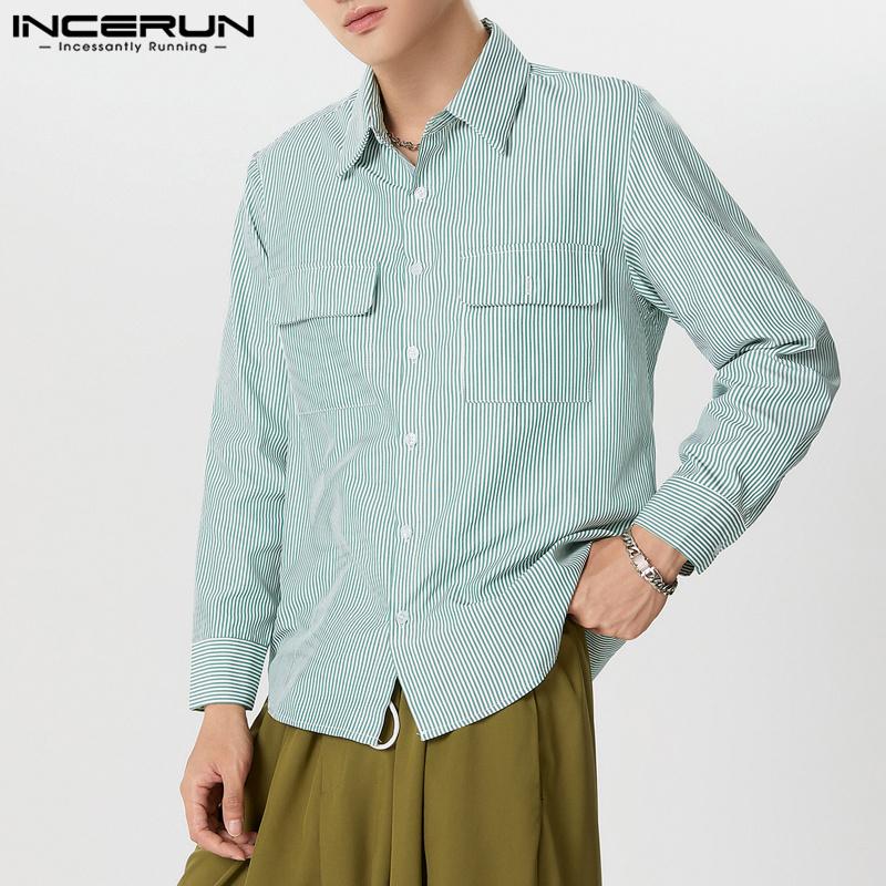 INCERUN Men Long Sleeve Button Down Striped Tops Office Shirts 2XL
INCERUN Men Long Sleeve Button Down Striped Tops Office Shirts 2XL