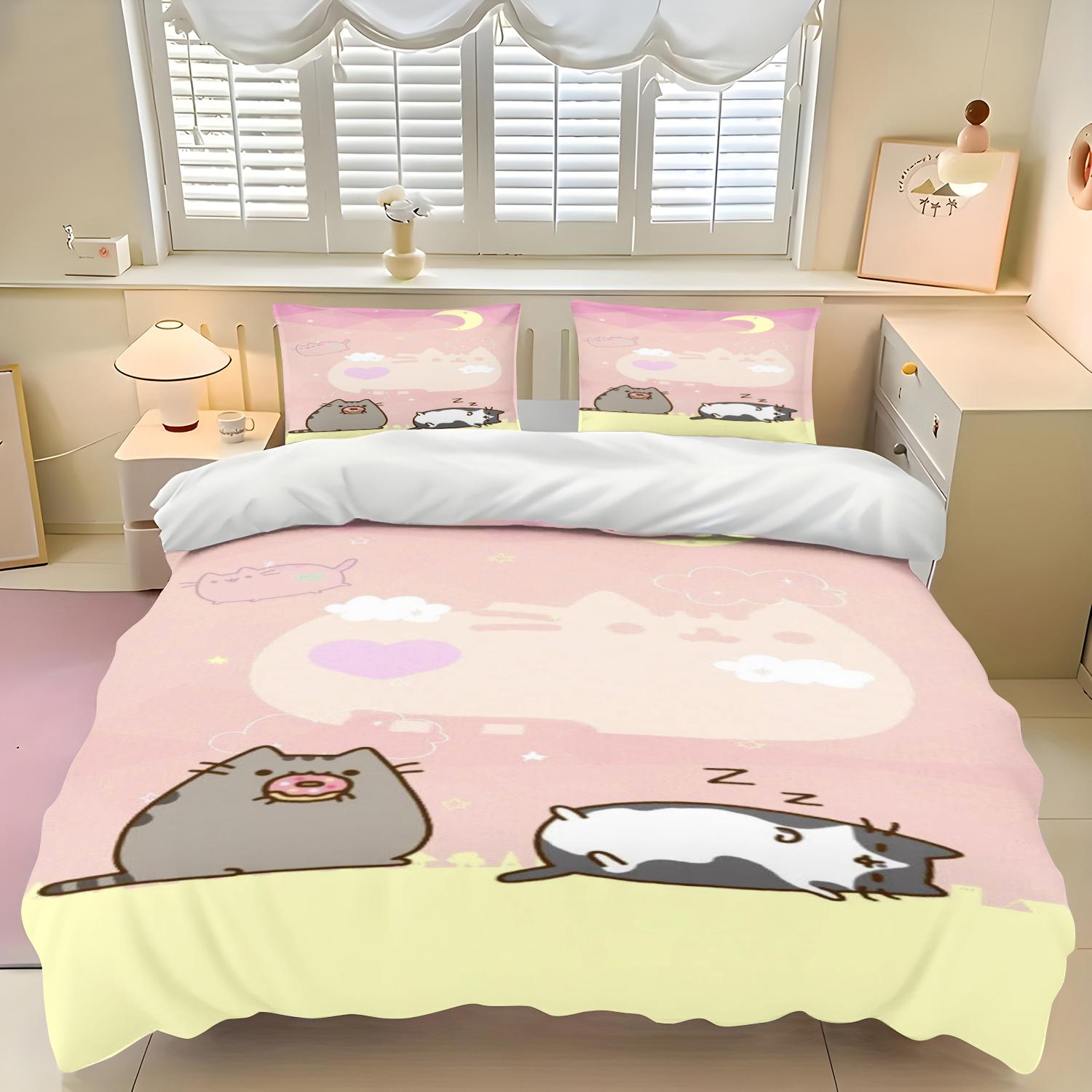 Підковдра Наволочка Комплект постільної білизни Мультяшний P-PusheenS Кіт Дорослий Хлопчик Дівчинка Декор Спальні Дитячий Односпальний Двоспальний Великий Розмір 90x200cm
Підковдра Наволочка Комплект постільної білизни Мультяшний P-PusheenS Кіт Дорослий Хлопчик Дівчинка Декор Спальні Дитячий Односпальний Двоспальний Великий Розмір 90x200cm