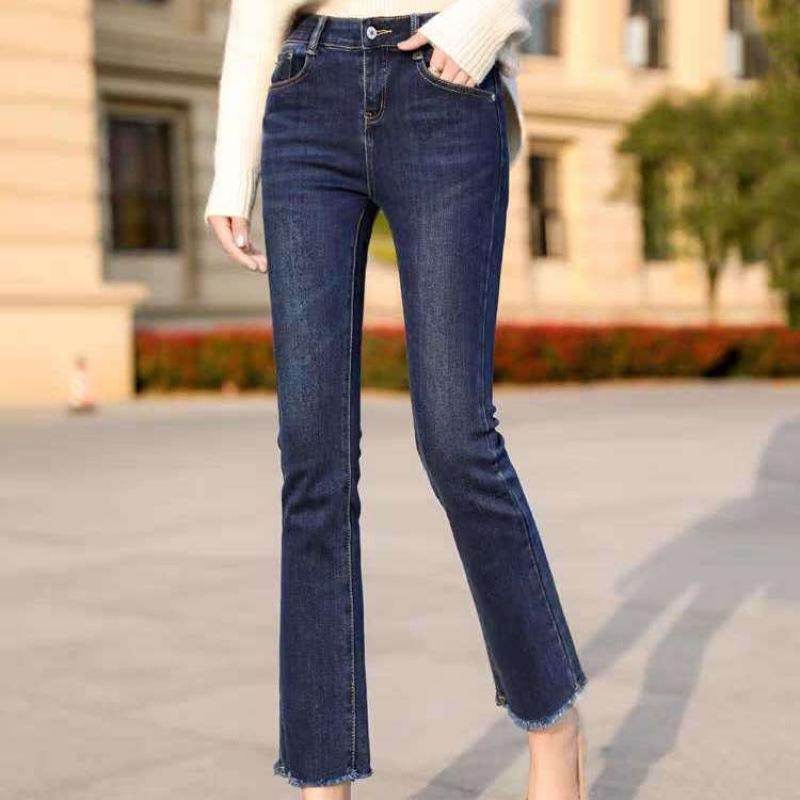 2023 Women s High-Waisted Micro-Flare Slimming Jeans - Straight-Leg, Loose Fit, Nine-Point Length 27
2023 Women s High-Waisted Micro-Flare Slimming Jeans - Straight-Leg, Loose Fit, Nine-Point Length 27