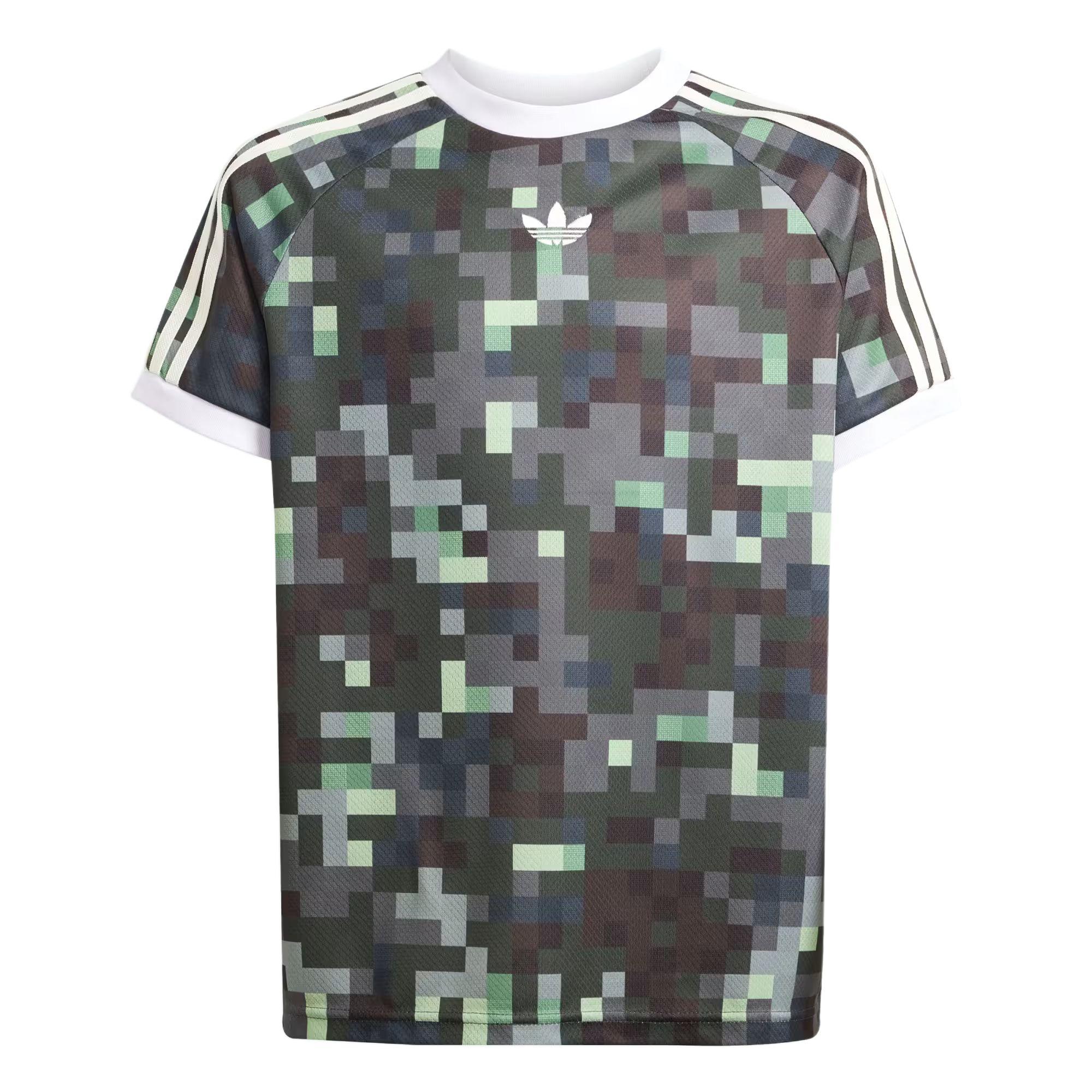 Adidas Originals Minecraft Collaboration Graphic Tee Loose Fit Round Neck Pullover Camouflage Short Sleeve Kids Tops JZ9939 176
Adidas Originals Minecraft Collaboration Graphic Tee Loose Fit Round Neck Pullover Camouflage Short Sleeve Kids Tops JZ9939 176