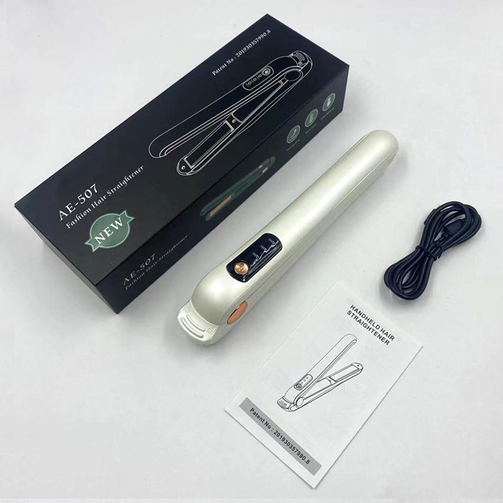 Выпрямитель для волос с зарядкой через USB, регулируемая температура, щипцы для завивки волос, выпрямляющий утюжок, инструмент для укладки белый
Выпрямитель для волос с зарядкой через USB, регулируемая температура, щипцы для завивки волос, выпрямляющий утюжок, инструмент для укладки белый