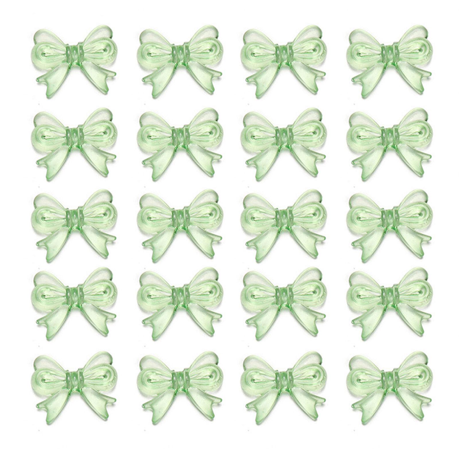20 Pack Acrylic Bowknot Beads Clear Handmade Beads Bracelet Craft Finding for Jewelry Making Crafting and Decorations зелений
20 Pack Acrylic Bowknot Beads Clear Handmade Beads Bracelet Craft Finding for Jewelry Making Crafting and Decorations зелений