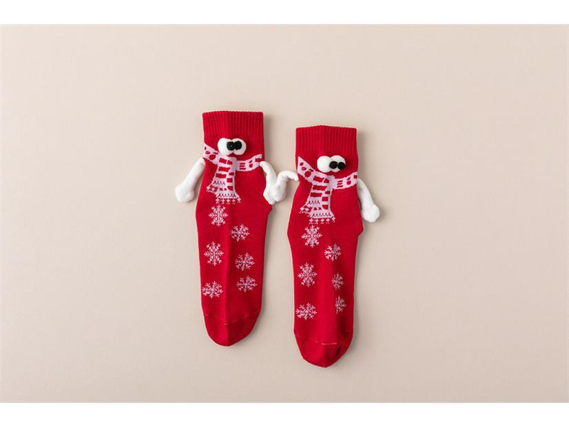 Магнитные рождественские носки-трубы с забавной белой ручкой - дышащие и модные праздничные носки F type, One Size
Магнитные рождественские носки-трубы с забавной белой ручкой - дышащие и модные праздничные носки F type, One Size