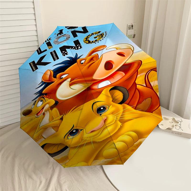 1pc Lion King Folding umbrella automatic open/close, 8-Rib Durable Frame, Compact Folding Design, Ideal Birthday1107L
1pc Lion King Folding umbrella automatic open/close, 8-Rib Durable Frame, Compact Folding Design, Ideal Birthday1107L