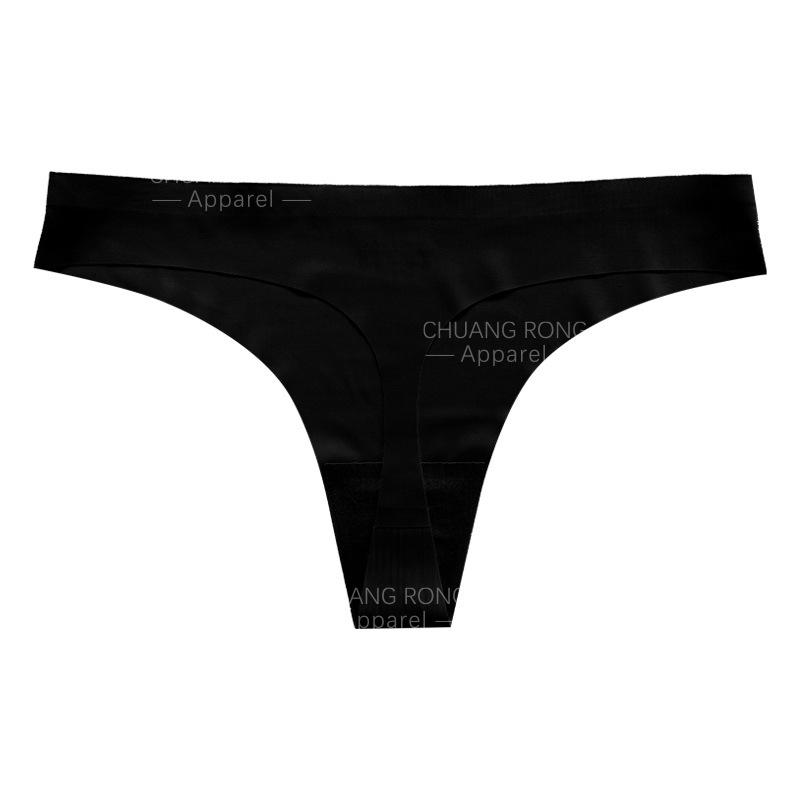 European and American large-size low-rise sexy underwear, women s seamless ice silk breathable and quick-drying sports yoga thong underwear XL чорний
European and American large-size low-rise sexy underwear, women s seamless ice silk breathable and quick-drying sports yoga thong underwear XL чорний