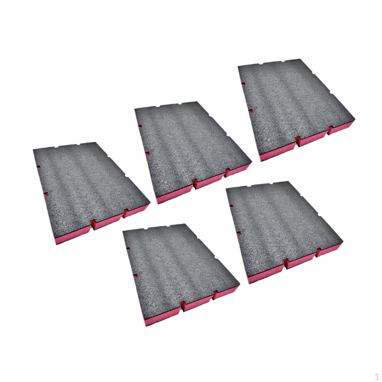 5 Foam Inserts for Toolboxes, Linings, Hard Cases, Storage Padding 40.5cmx30.5cmx2.5cm
5 Foam Inserts for Toolboxes, Linings, Hard Cases, Storage Padding 40.5cmx30.5cmx2.5cm