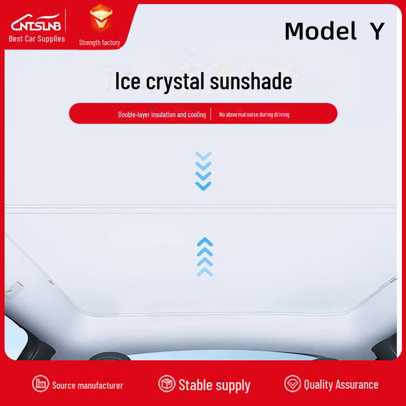 Tesla Model 3/Y Custom Ice Crystal Люк Солнцезащитный козырек Black Model 3 Old Version
Tesla Model 3/Y Custom Ice Crystal Люк Солнцезащитный козырек Black Model 3 Old Version