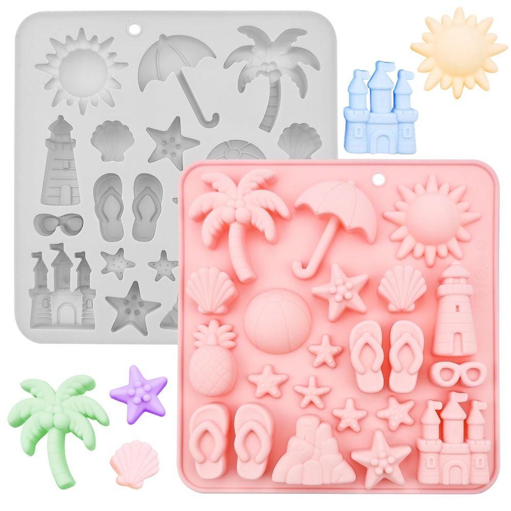 Silicone Candy Mould Tray 3D DIY Baking Tool New Summer Beach Theme Molds Chocolate Cake рожевий
Silicone Candy Mould Tray 3D DIY Baking Tool New Summer Beach Theme Molds Chocolate Cake рожевий