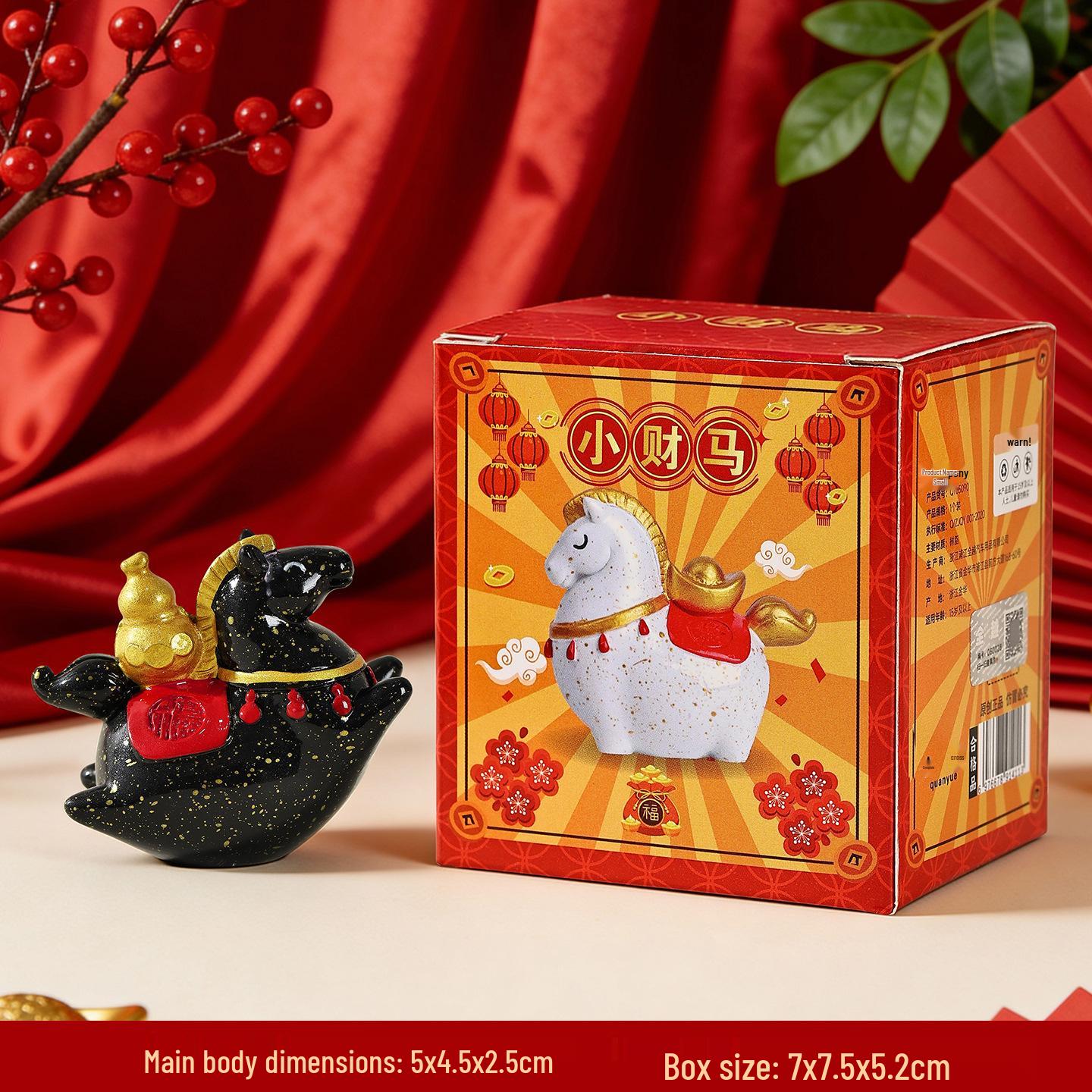 2026 Year of the Horse Spring Festival Ornament: Little Wealth Horse Decoration for Desktop and Atmosphere - Perfect Natal Year New Year Gift.
2026 Year of the Horse Spring Festival Ornament: Little Wealth Horse Decoration for Desktop and Atmosphere - Perfect Natal Year New Year Gift.