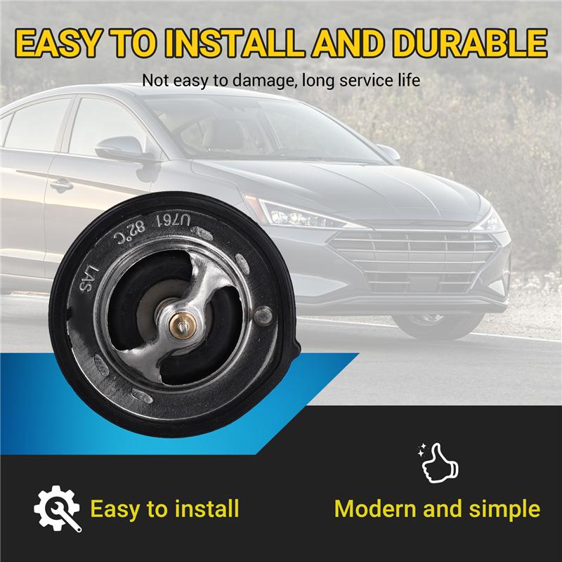 Durable-10Pcs Thermostat Assembly 25500-2B000 Fit For HYUNDAI KIA 1.6L 2012- як показано кольору
Durable-10Pcs Thermostat Assembly 25500-2B000 Fit For HYUNDAI KIA 1.6L 2012- як показано кольору