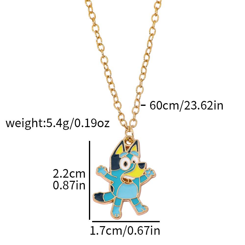 Bluey Bingo Cartoon Animal Alloy Necklace Choker Y2K Aesthetic Cosplay Prop Cute Durable Gift Fashion Accessory
Bluey Bingo Cartoon Animal Alloy Necklace Choker Y2K Aesthetic Cosplay Prop Cute Durable Gift Fashion Accessory