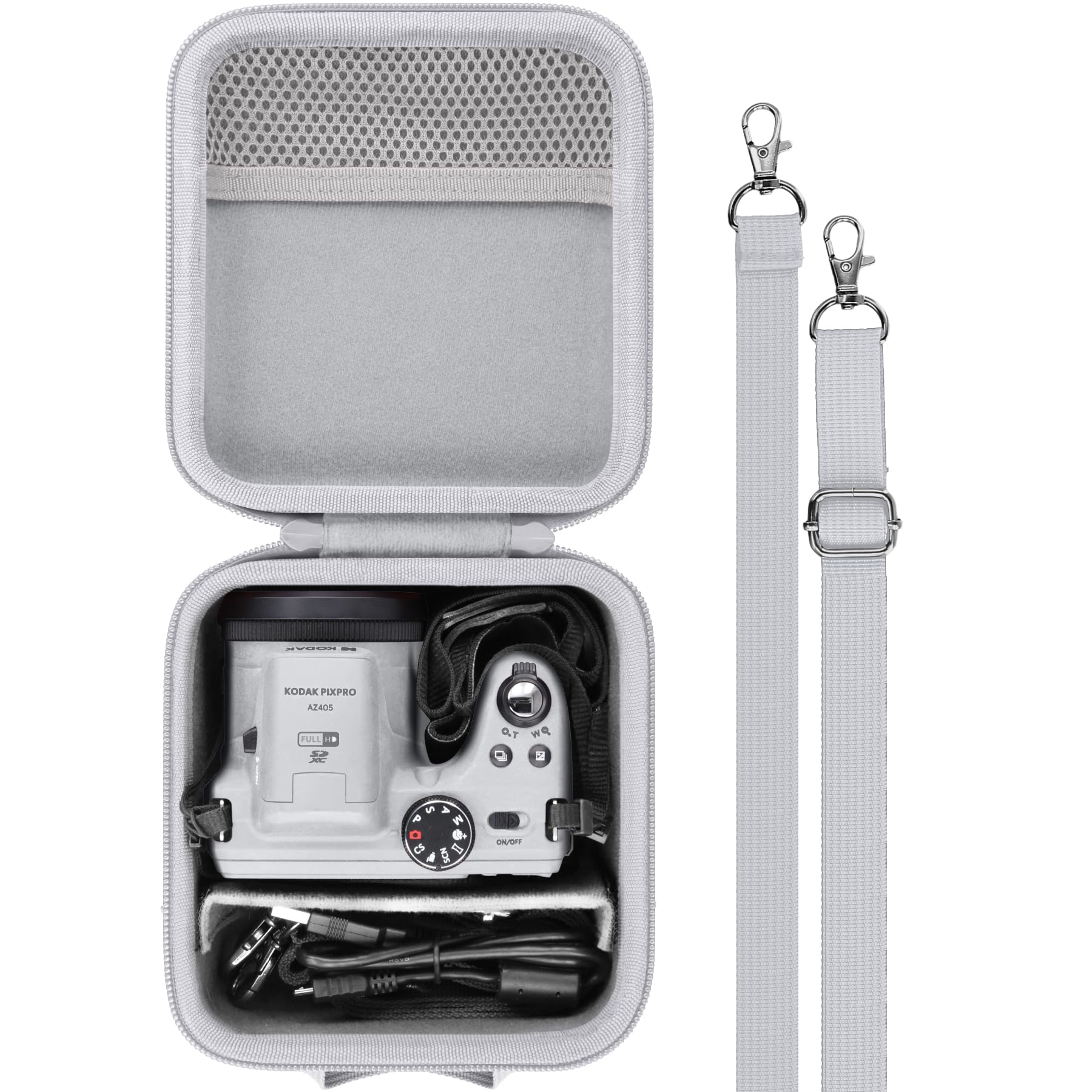 (Case Only) Storage Case for Kodak PIXPRO AZ405/AZ425/AZ255/AZ401/AZ528 Compact Digital Cameras, Off-White - Aenllosi
(Case Only) Storage Case for Kodak PIXPRO AZ405/AZ425/AZ255/AZ401/AZ528 Compact Digital Cameras, Off-White - Aenllosi