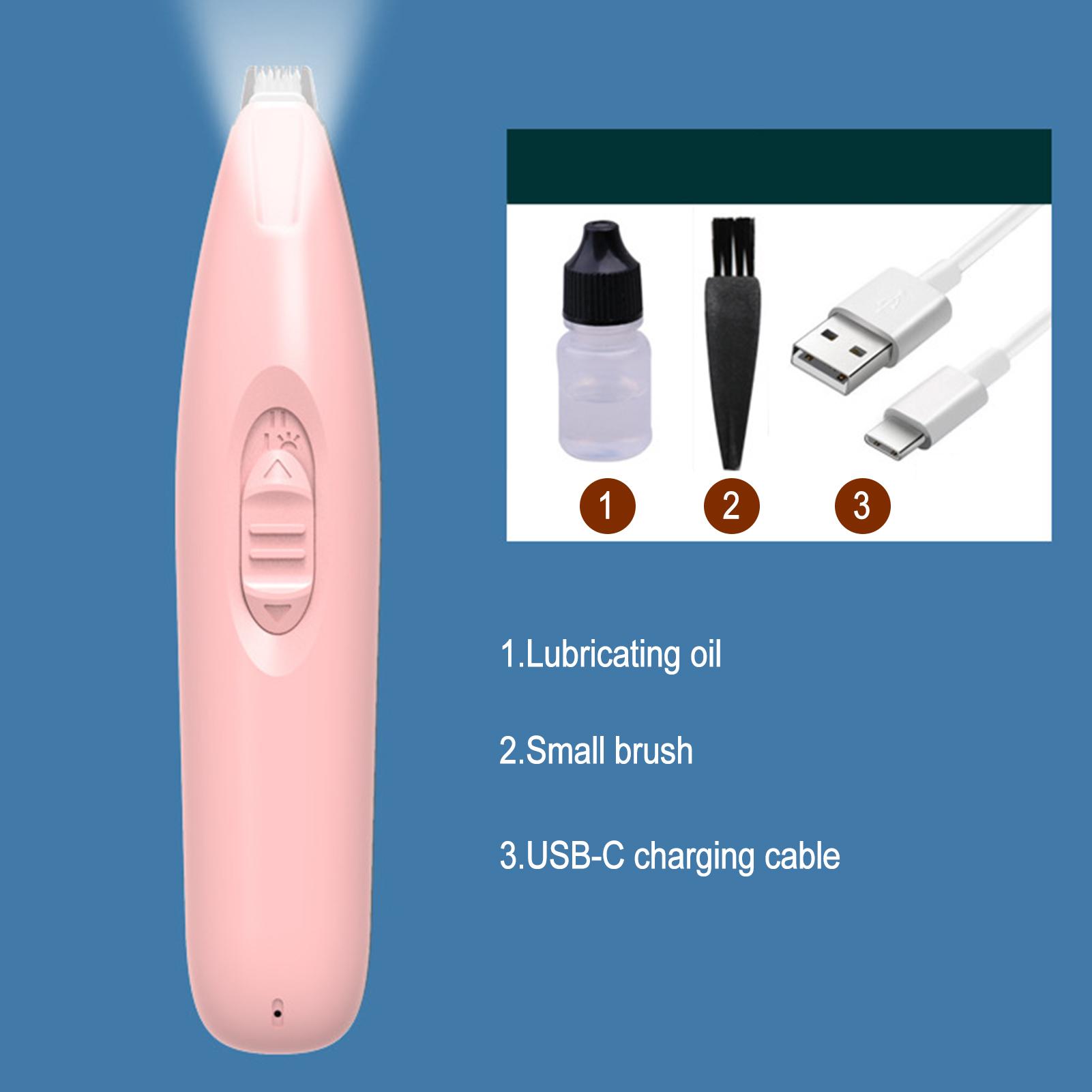 Professional Dog Grooming Clippers Cordless with LED Light Two-speed Adjustment Small Pet Hair Grooming Clippers чорний
Professional Dog Grooming Clippers Cordless with LED Light Two-speed Adjustment Small Pet Hair Grooming Clippers чорний