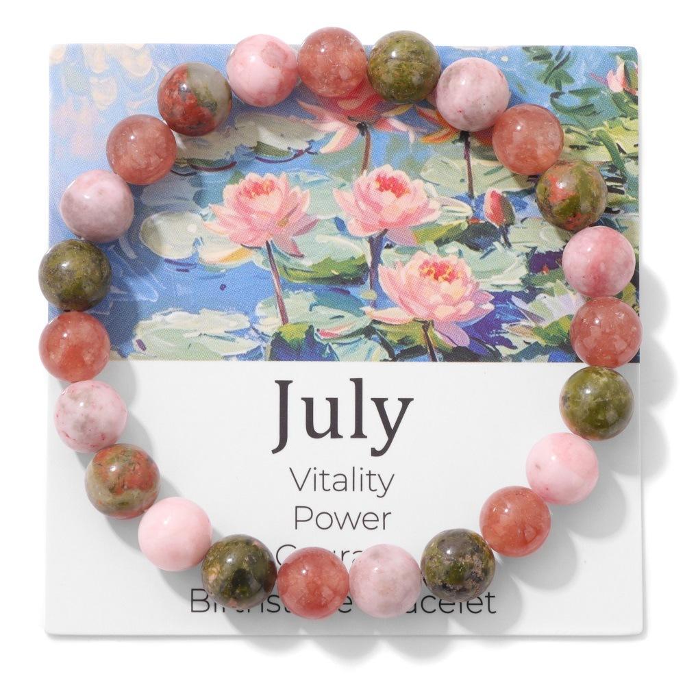 2025 New Birthstone Crystal Floral Bracelets for Women Colorful Bracelet Zodiac Month Bracelet Birthday Graduation 19cm
2025 New Birthstone Crystal Floral Bracelets for Women Colorful Bracelet Zodiac Month Bracelet Birthday Graduation 19cm
