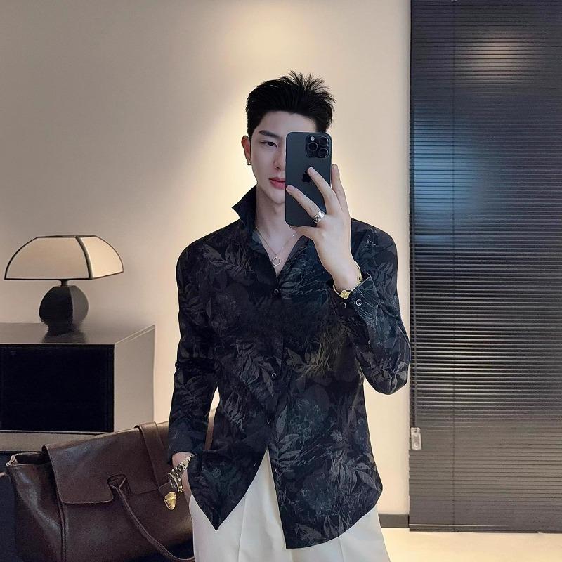 Mens Floral Print Long Sleeve Shirt Casual Button Down Shirt for Daily and Vacation Wear S чорний
Mens Floral Print Long Sleeve Shirt Casual Button Down Shirt for Daily and Vacation Wear S чорний