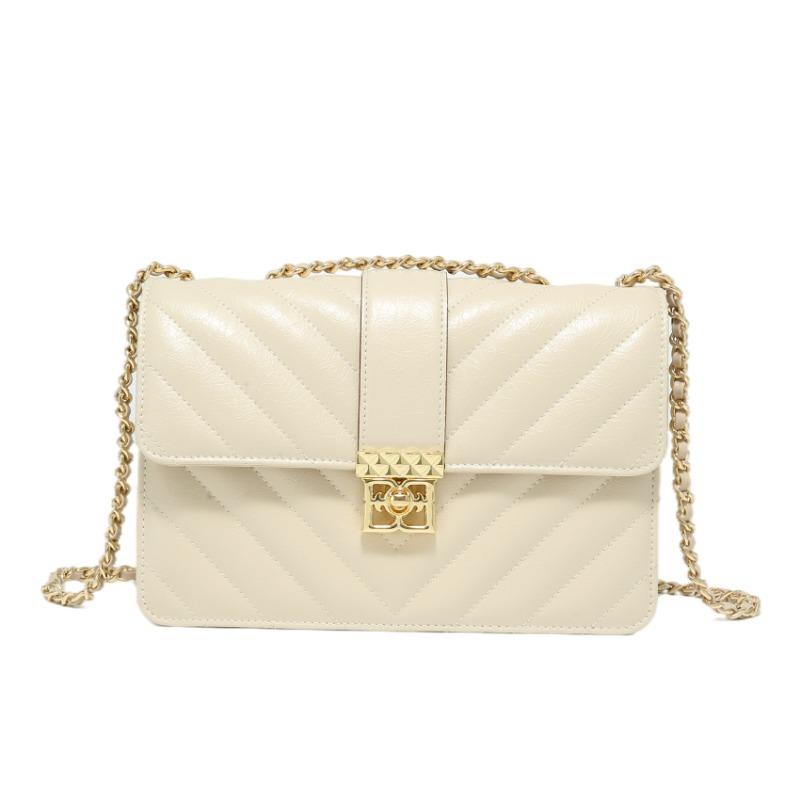 Guangzhou women s bag generation high-end leather bag niche underarm bag lock organ crossbody shoulder bag main picture 21.5X7.5X15cm білий
Guangzhou women s bag generation high-end leather bag niche underarm bag lock organ crossbody shoulder bag main picture 21.5X7.5X15cm білий