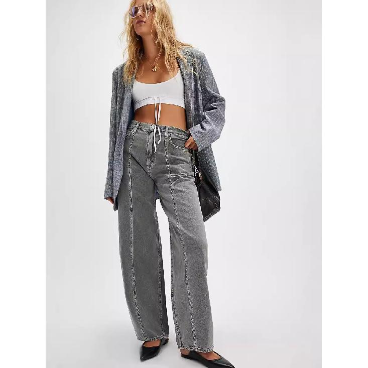 Ladies Daily New Seasonal Commuting Business Leisure Pants With Pockets Made Of Pure Cotton And Comfortable Fit L світло-синій колір
Ladies Daily New Seasonal Commuting Business Leisure Pants With Pockets Made Of Pure Cotton And Comfortable Fit L світло-синій колір