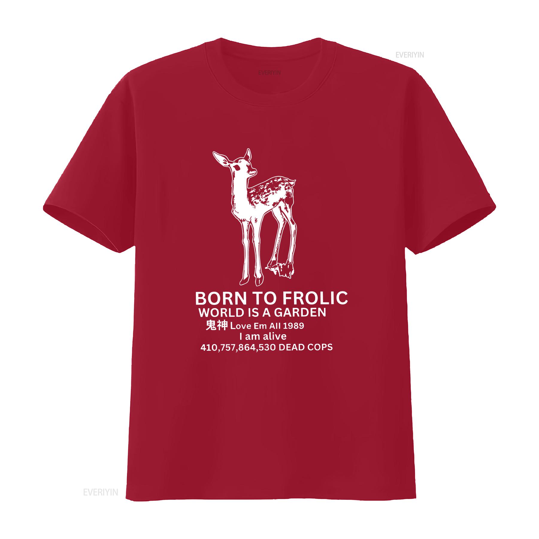 Born To Die frolic Мир - это Fxxk Killem Мем Смешная футболка M3601 винтажная Стирка Графика Повседневная уличная одежда Топ Для повседневной носки S
Born To Die frolic Мир - это Fxxk Killem Мем Смешная футболка M3601 винтажная Стирка Графика Повседневная уличная одежда Топ Для повседневной носки S