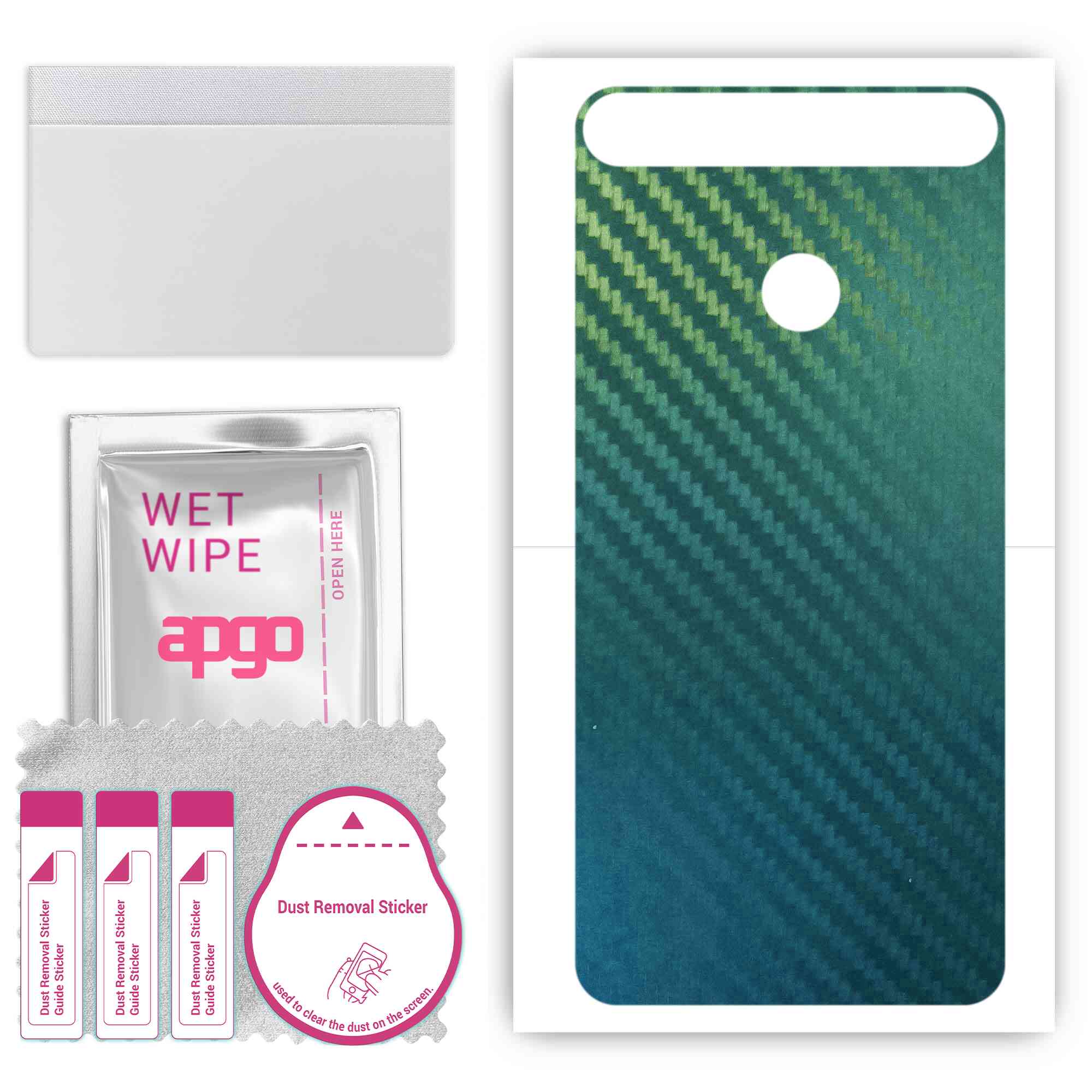 Apgo Protective Skin Sticker for the back compatible with Huawei nova, Wrap Film, Foil, Vinyl - Pattern Carbon Chameleon CAKA1
Apgo Protective Skin Sticker for the back compatible with Huawei nova, Wrap Film, Foil, Vinyl - Pattern Carbon Chameleon CAKA1