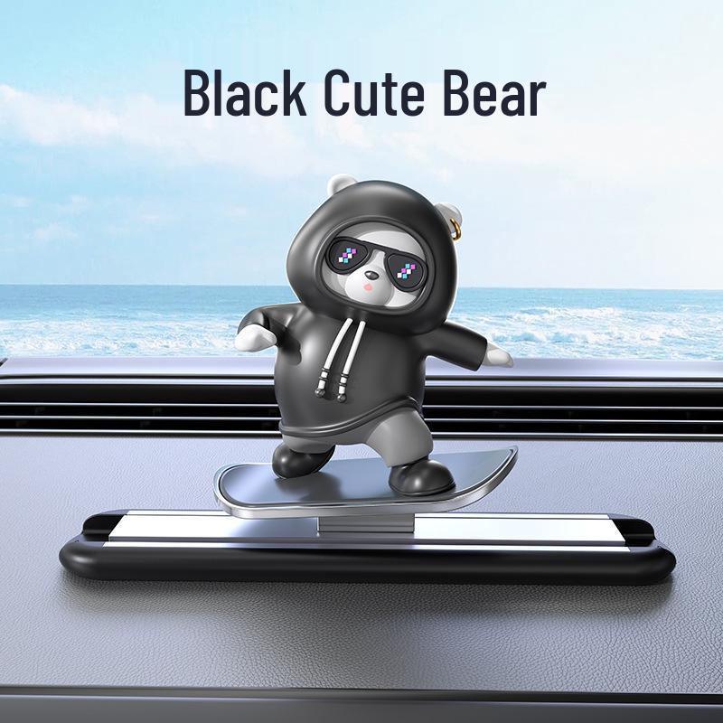 Мультяшный медведь, катающийся на скейтборде, украшение на приборную панель
Мультяшный медведь, катающийся на скейтборде, украшение на приборную панель