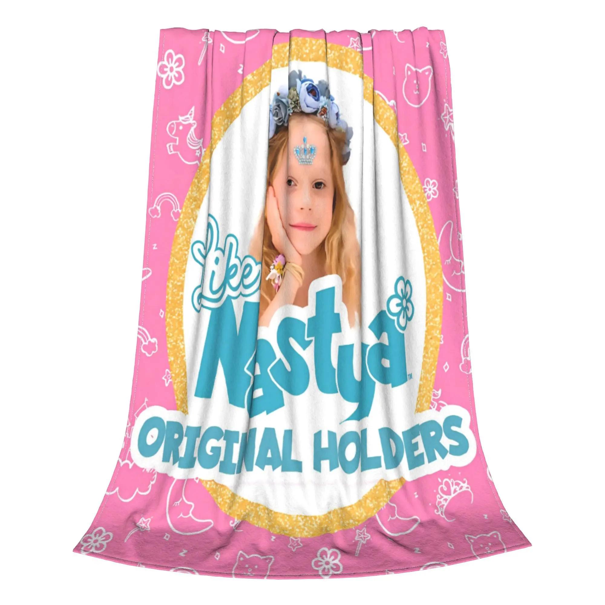 Прекрасный плед Like Nastya для девочки, флисовый плед, одеяло для спальни, дивана, портативный, легкий, покрывало 30x40in
Прекрасный плед Like Nastya для девочки, флисовый плед, одеяло для спальни, дивана, портативный, легкий, покрывало 30x40in