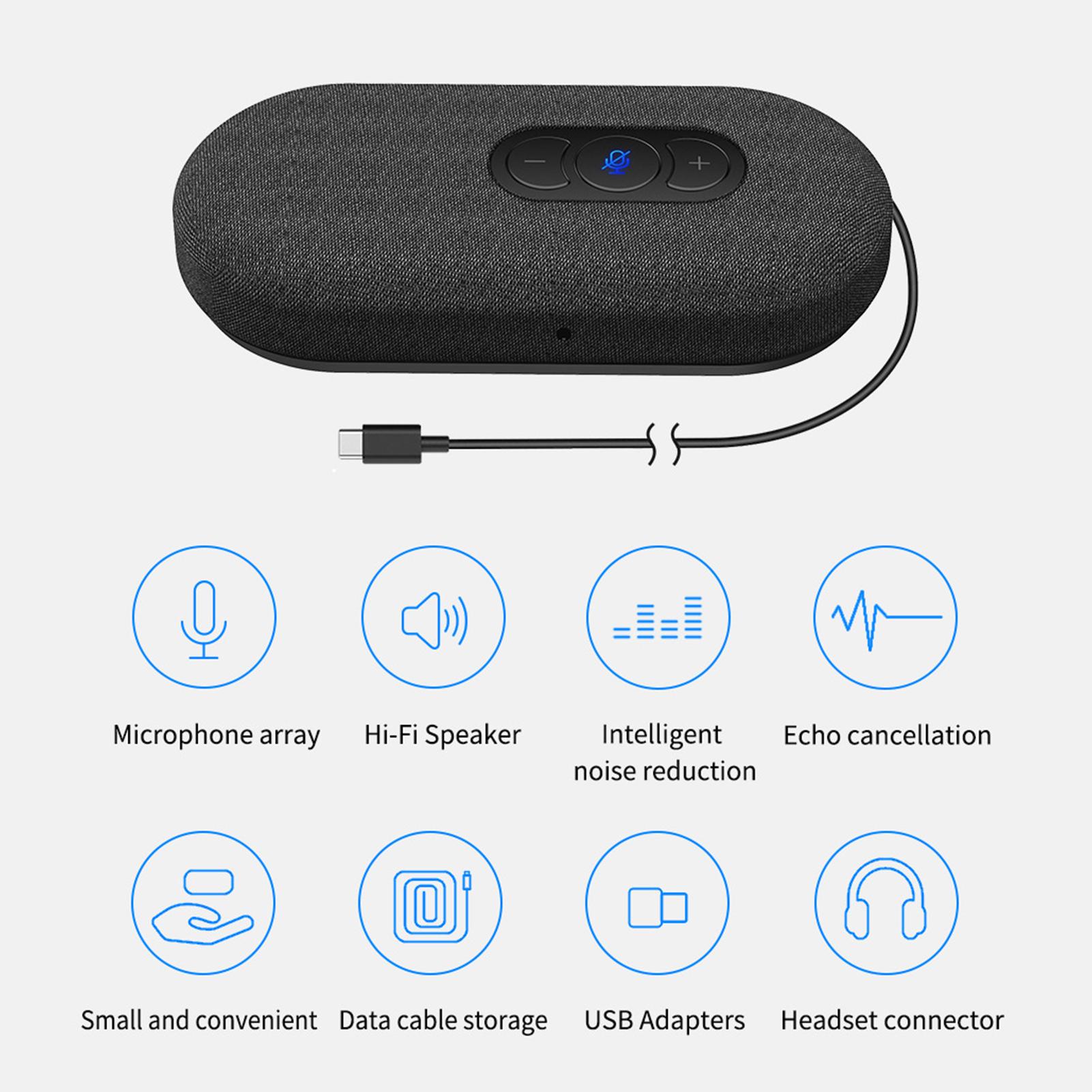 USB Conference Microphone 360 degrees Omnidirectional Computer Microphone Portable Plug Games Gaming Microphone with Noise Reduction for PC Compu
USB Conference Microphone 360 degrees Omnidirectional Computer Microphone Portable Plug Games Gaming Microphone with Noise Reduction for PC Compu