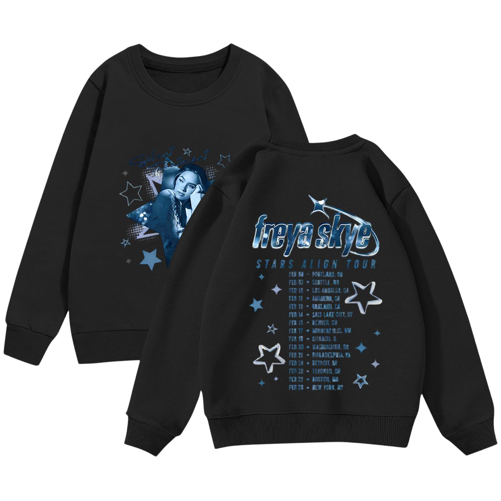 Kids Crewneck Sweatshirt Pullover Top with Letter and Star Graphic Print Long Sleeve Casual Shirt for Children 140 чёрный
Kids Crewneck Sweatshirt Pullover Top with Letter and Star Graphic Print Long Sleeve Casual Shirt for Children 140 чёрный