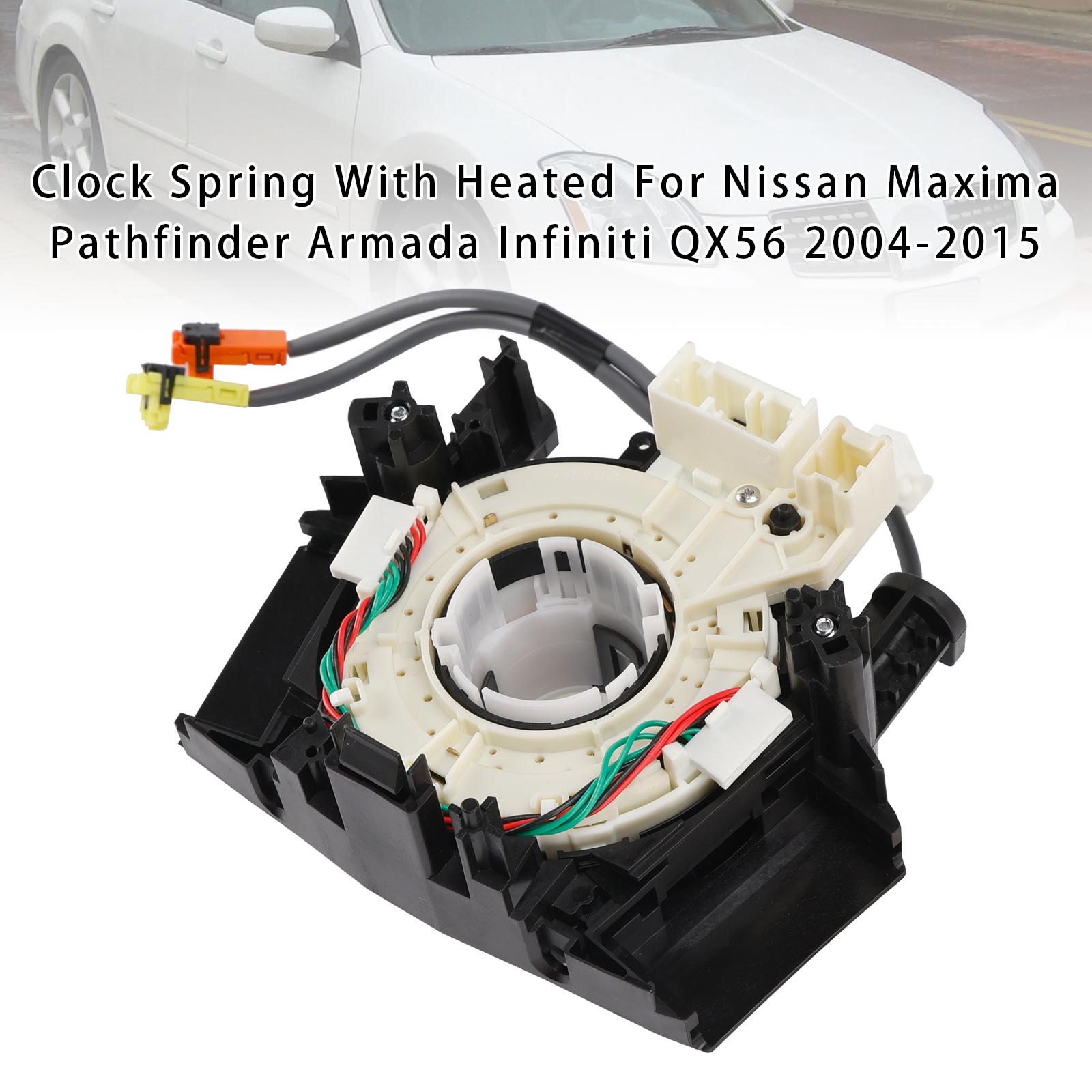 Шлейф подрулевой с подогревом для Nissan Maxima Pathfinder Armada Infiniti QX56 04-15
Шлейф подрулевой с подогревом для Nissan Maxima Pathfinder Armada Infiniti QX56 04-15