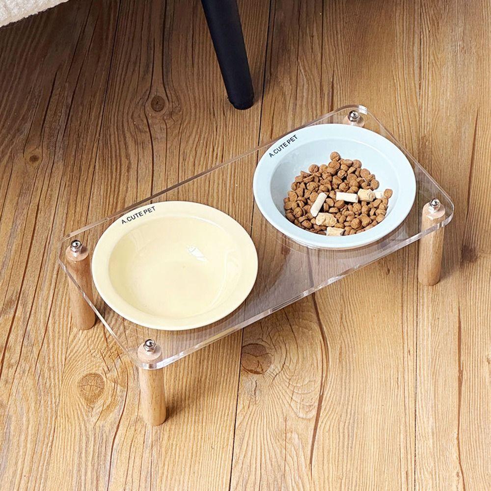 Single/Double Bowl Raised Cat Feeder Increased Height Ceramic Pet Food Basin Eating Single Bowl Stand
Single/Double Bowl Raised Cat Feeder Increased Height Ceramic Pet Food Basin Eating Single Bowl Stand