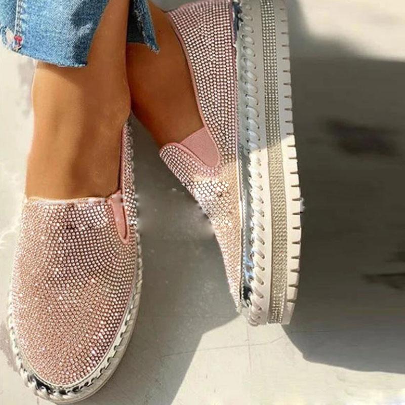 Весенняя обувь Женская мода Кристальный блеск chaussure femme Повседневные женские лоферы Слипоны На плоской платформе Женская обувь WSH4030 35 розовый
Весенняя обувь Женская мода Кристальный блеск chaussure femme Повседневные женские лоферы Слипоны На плоской платформе Женская обувь WSH4030 35 розовый