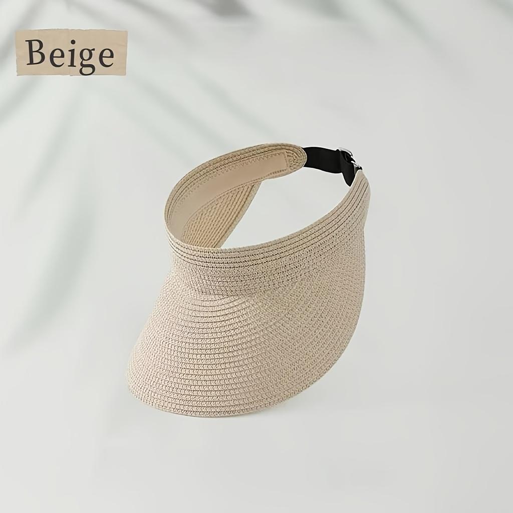 New hand-woven straw hat, wide-brimmed sun hat, easy to store, foldable, suitable for beach use, adjustable headband бежевий
New hand-woven straw hat, wide-brimmed sun hat, easy to store, foldable, suitable for beach use, adjustable headband бежевий