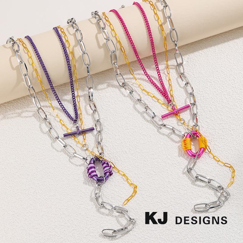 Kenjie Autumn/Winter Exaggerated Electrophoresis Layered Necklace for Women - European & American Cross-Border Fashion
Kenjie Autumn/Winter Exaggerated Electrophoresis Layered Necklace for Women - European & American Cross-Border Fashion