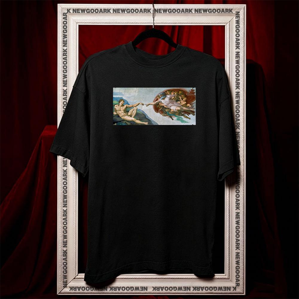 The Creation Of Adam tshirt Women Unisex summer cotton graphic t shirts Adult streetwear tops tee Oneck Breathable Shortsleev S
The Creation Of Adam tshirt Women Unisex summer cotton graphic t shirts Adult streetwear tops tee Oneck Breathable Shortsleev S