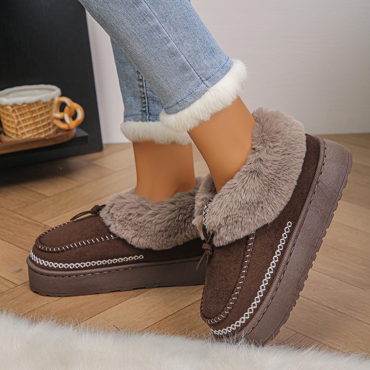 Модные вышитые мягкие пушистые меховые зимние ботинки для женщин 2025 Зимний комфорт Толстая подошва Меховые женские ботильоны Теплая плюшевая обувь на платформе 40-41 коричневый
Модные вышитые мягкие пушистые меховые зимние ботинки для женщин 2025 Зимний комфорт Толстая подошва Меховые женские ботильоны Теплая плюшевая обувь на платформе 40-41 коричневый