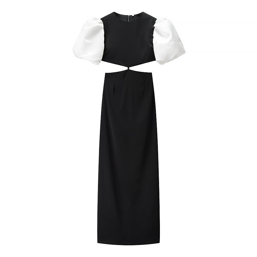 2025 Summer Women’s French Court Retro Puff Sleeve Dress with Cutout Waist Large чорний
2025 Summer Women’s French Court Retro Puff Sleeve Dress with Cutout Waist Large чорний